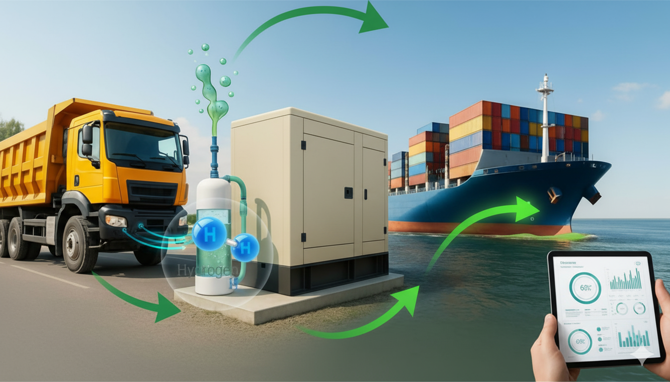 Hero: vehicles, generators and buildings connected to GreenVision