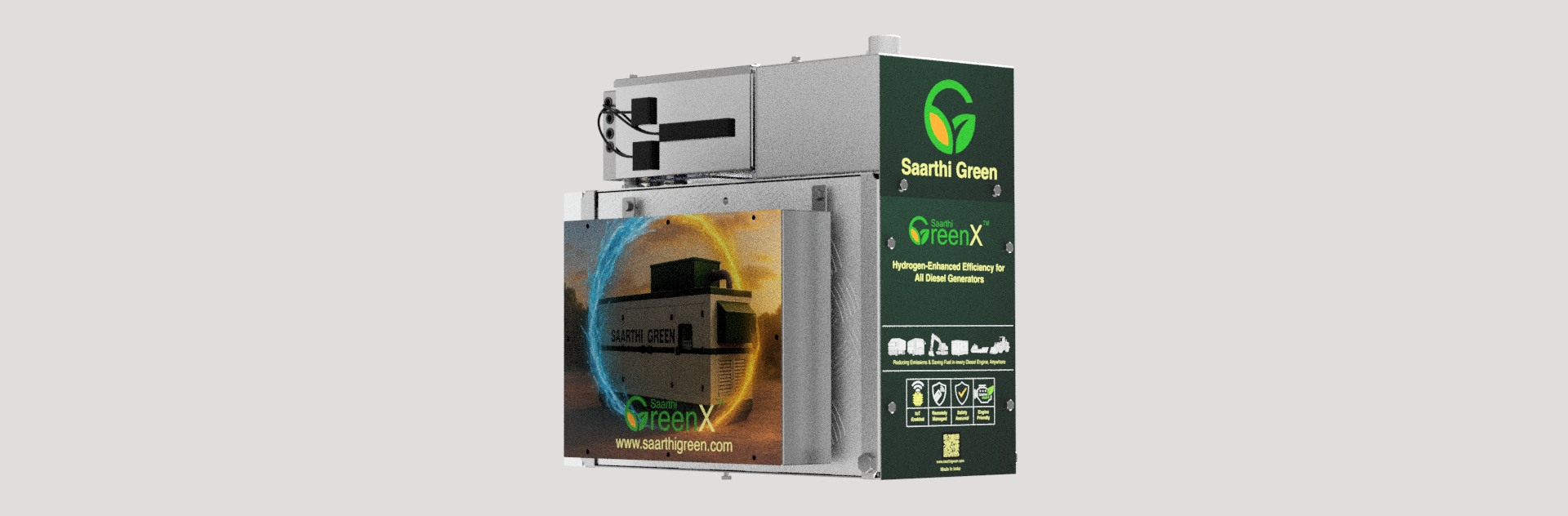 GreenX hydrogen retrofit system diagram
